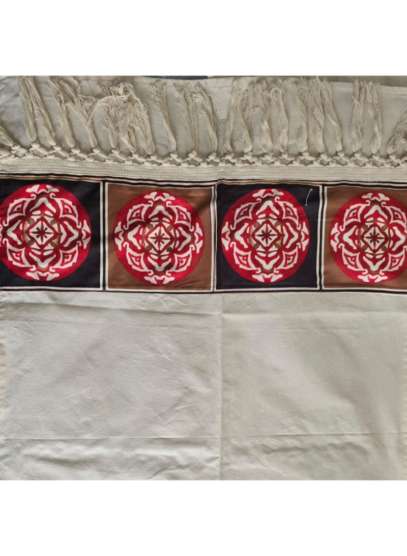 i diD Luxury Ramadan  with Khayamya Living Room Set - 14-Piece Traditional Sofa Cover & Decor Kit - Image 5